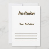 Invitation Oiseaux mignons et heureux parmi les fleurs du pri (Dos)