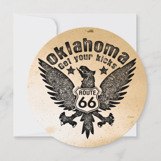 Invitation Oklahoma prenez votre rythme (Devant)