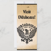 Invitation Oklahoma Trouvez Vos Kicks Route 66 (Devant)