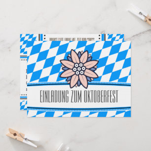 Invitation Oktoberfest culture allemande