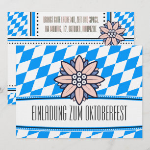 Invitation Oktoberfest culture allemande