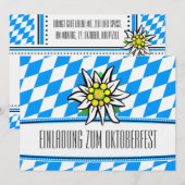 Invitation Oktoberfest Einladung (Devant / Derrière)
