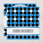 Invitation Oktoberfest Einladung (Devant / Derrière)