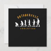 Invitation Oktoberfest Evolution Beer Festival Pretzel Draft (Devant)