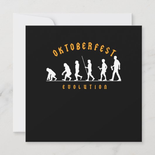 Invitation Oktoberfest Evolution Beer Festival Pretzel Draft (Devant)