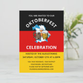 Invitation OKTOBERFEST German Beer Party (Debout devant)