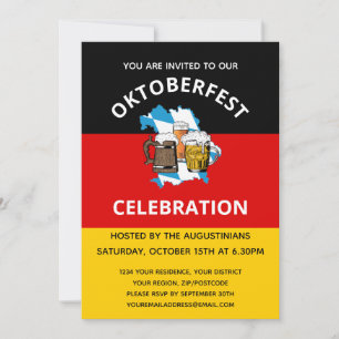 Invitation OKTOBERFEST German Beer Party