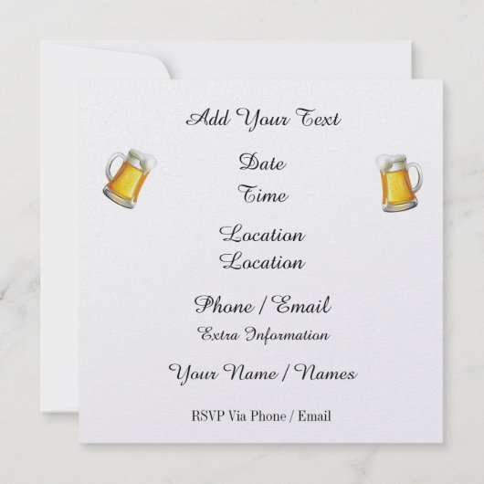 Invitation OKTOBERFEST / Octoberfest - SRF (Dos)