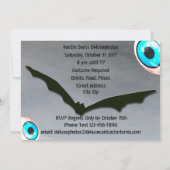 Invitation Old Man Car Smokey Road Halloween Party (Dos)