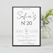 Invitation Old Money Birthday Invitation, Elegant and modern (Debout devant)