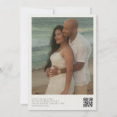 Invitation Old money, equestrian horse QR code wedding  (Dos)