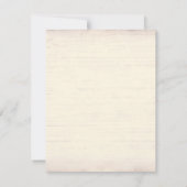 Invitation Old Red Barn Rustic Mariage campagnard R.S.V.P. (Dos)