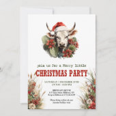 Invitation Old West Christmas party editable digital invites (Devant)