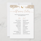 Invitation Old Wives Tales Twinkle Star Baby shower jeu (Devant)