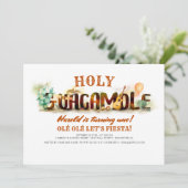 Invitation OLÉ FÊTONS L'Anniversaire De La Sainte Guacamole (Debout devant)