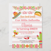 Invitation Ole ole taco fiesta senorita en faisant un invitat (Devant)