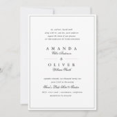 Invitation Olive Branch Botanical Greenery Mariage élégant (Devant)