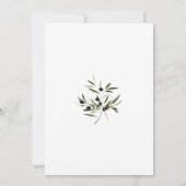 Invitation Olive Branch Watercolor Elegant Minimalist Wedding (Dos)