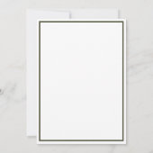 Invitation Olive Floral Wedding (Dos)