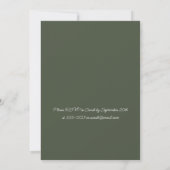 Invitation Olive Floral Wedding (Dos)