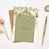 Invitation Olive Green Eid