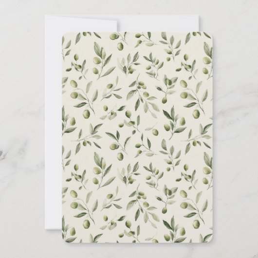 Invitation Olive Martini Tini Bit Closer Striped Wedding (Dos)
