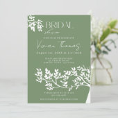 Invitation Olive Tree Mediterranean Bridal Shower (Debout devant)