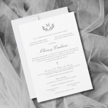 Olivia Invitacion de Boda Catolica Mariage
