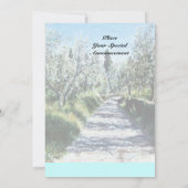 INVITATION OLIVIERS À FLORENCE (Dos)