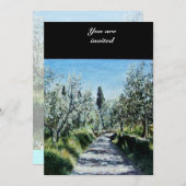 INVITATION OLIVIERS À FLORENCE (Devant / Derrière)