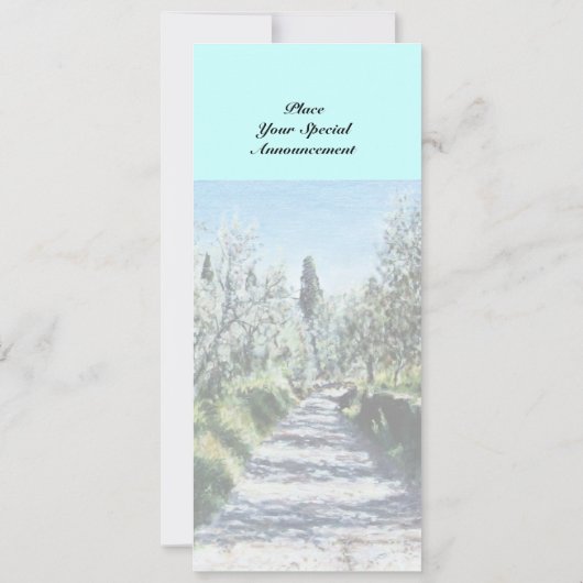 INVITATION OLIVIERS À FLORENCE (Dos)