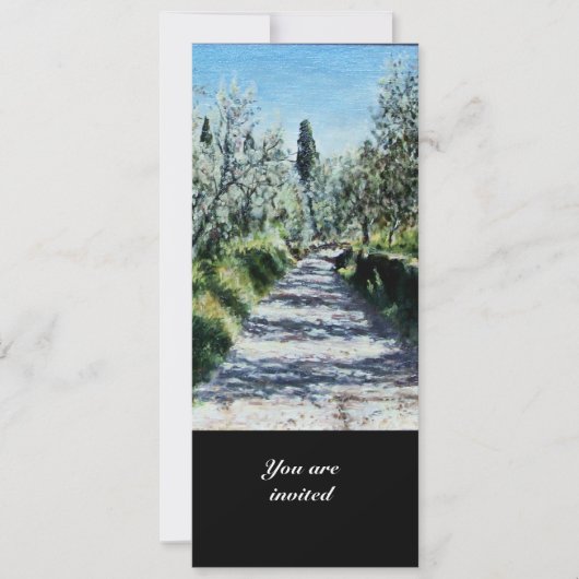 INVITATION OLIVIERS À FLORENCE (Devant)