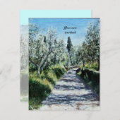 INVITATION OLIVIERS À FLORENCE (Devant / Derrière)