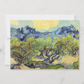 Invitation Oliviers aux Alpilles par Vincent van Gogh (Devant)