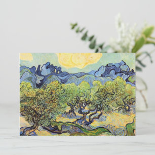 Invitation Oliviers aux Alpilles par Vincent van Gogh