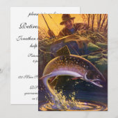 Invitation Omble Chevalier Poisson Pêcheur, Pêche Sportive Vi (Devant / Derrière)