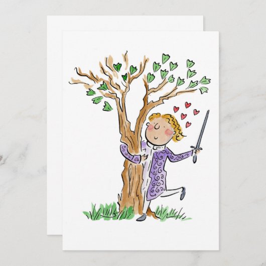 Invitation Ombra mai fu (Devant / Derrière)