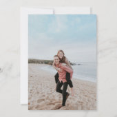 Invitation Ombre Beach Destination Ocean Starfish Mariage (Dos)