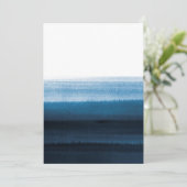 Invitation Ombre bleu marine (Debout devant)