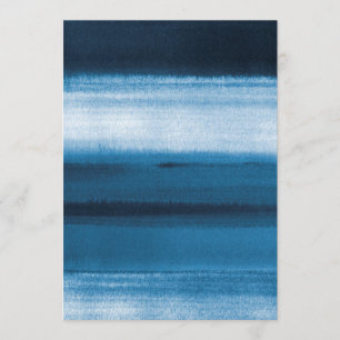 Invitation Ombre bleu marine