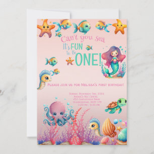 Invitation Ombre Mermaids