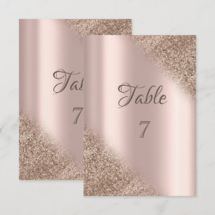 Invitation Ombre Pailleté Or Rose Élégant