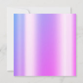 Invitation ombre rose gold pour baby shower (Dos)