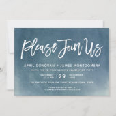 Invitation Ombre S'Il Vous Plaît Joignez-Vous À Nous Mariage (Devant)