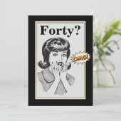 Invitation OMG 40e fête d'anniversaire Fantastique femmes Ann (Debout devant)