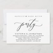 Invitation On A Fait Le Knot, Mariage Elopement Dinner Party (Devant)