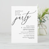 Invitation On a noué le noeud, Romantic Mariage Dinner Party (Debout devant)