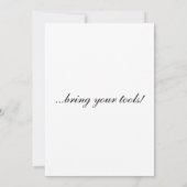 Invitation On a un chauffe-maison... (Dos)