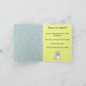 Invitation On aime faire la fête !  Bouledogue français (Intérieur)