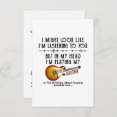 Invitation On dirait que j'écoute (Devant / Derrière)